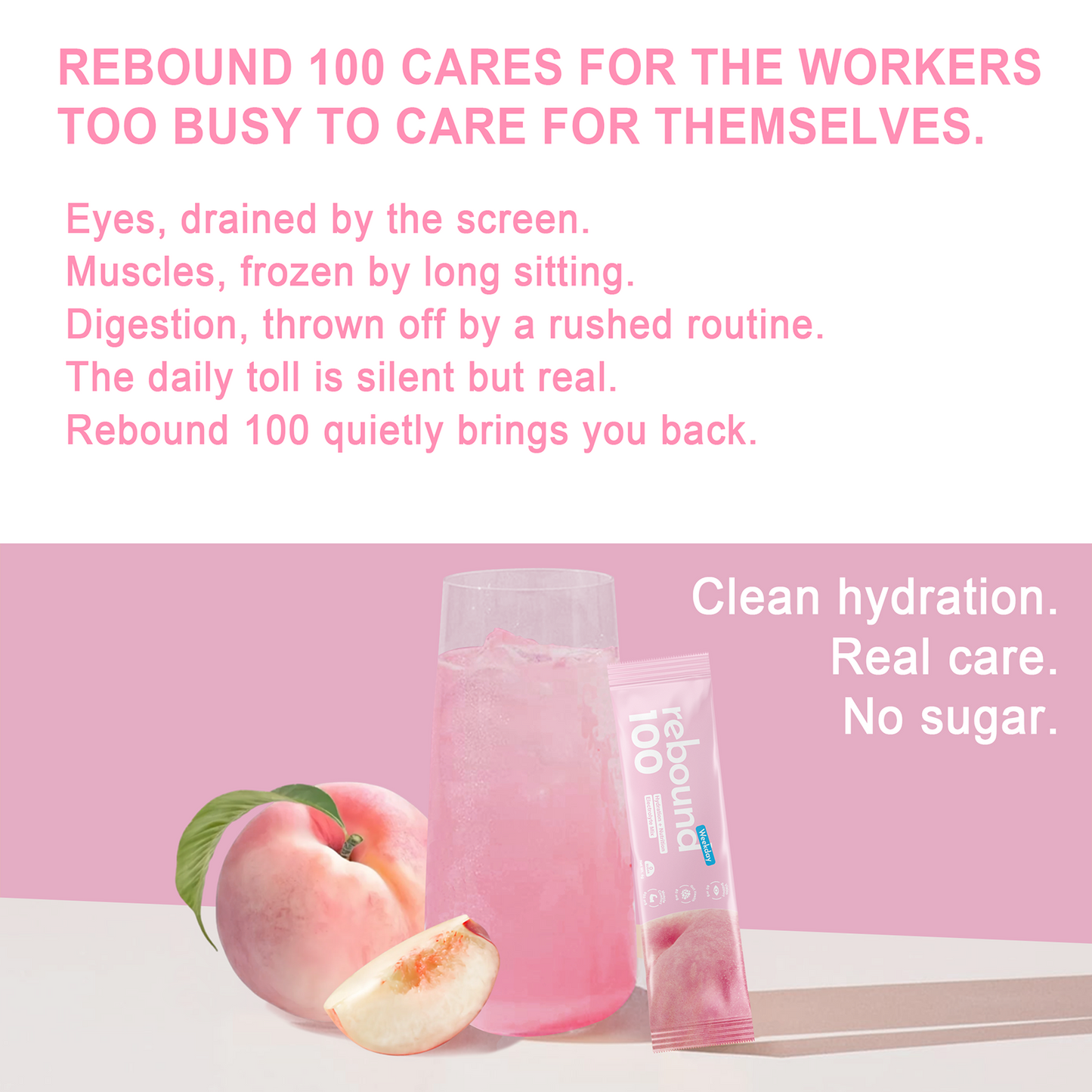 Rebound 100 - White Peach Weekday Edition