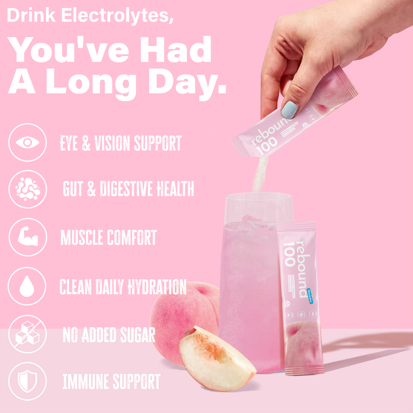 Rebound 100 - White Peach Weekday Edition