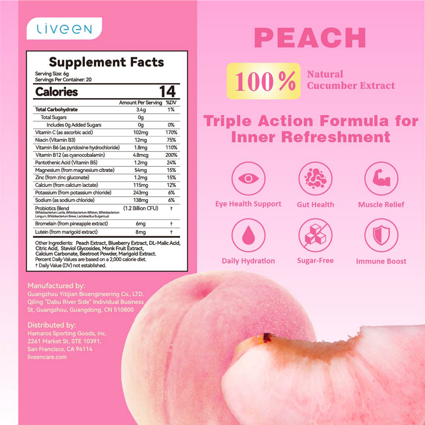 Rebound 100 - White Peach Weekday Edition